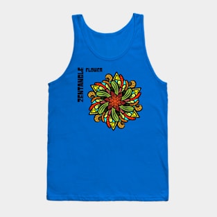 zentangle flower Tank Top